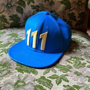 Fallout 4 Blue Leather Vault 111 SnapBack Hat